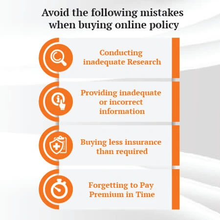 avoid to mistakes buying online policy