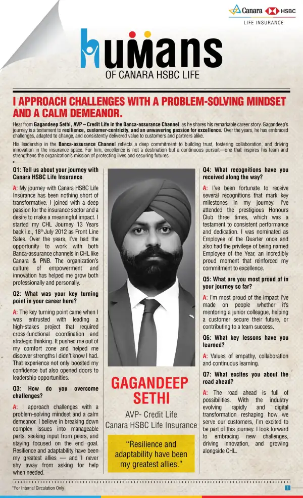 Canara HSBC Life Insurance - Employee