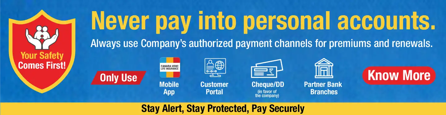 Protect Yourself from Fraud - Canara HSBC Life Insurance